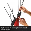 Einhell GE-FS 18/53 Li-Solo Preto Vermelho Plástico 530 mm 182 cm