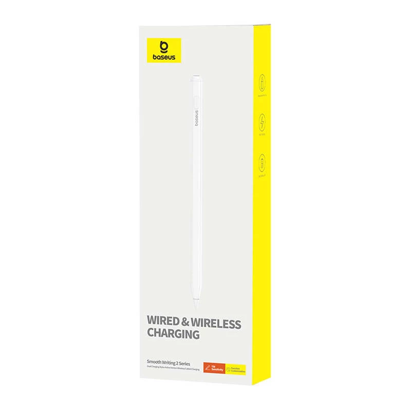 Stylus Baseus Smooth Writing Series P80015804213-00 — caneta ativa com carregamento sem fios e com fios