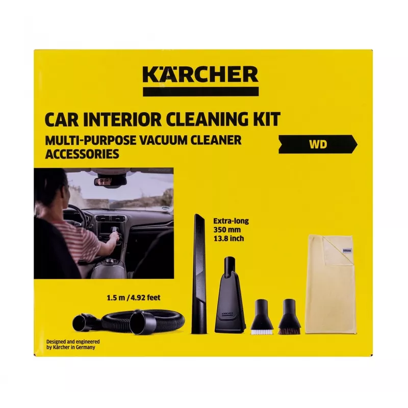 Acessório/fornecimento para aspirador Kärcher 2.863-304.0 conjunto de limpeza automóvel para aspirador de recipiente