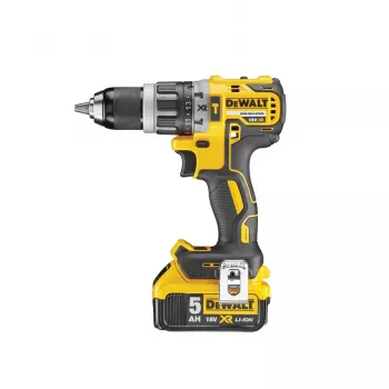 Parafusadeira a bateria DeWALT DCD796P2 18V Li-Ion 5Ah Mandril de aperto rápido 13 mm, 2 velocidades, 1,8 kg