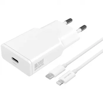 Carregador Indoor 4smarts 540020 Carregamento rápido Smartphone Tablet Branco