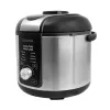 Panela de arroz GASTROBACK Rice Control Low Carb & Steam, 3 L, 450 W, preto/aço inoxidável