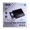 Unidade ótica externa DVD±RW ASUS SDRW-08D2S-U Lite, USB 2.0, preta, 24x CD / 8x DVD, 142×142×20 mm