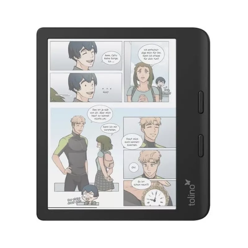 Leitor de e-books Tolino ecrã tátil Wi-Fi preto