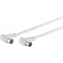 Cabo coaxial ShiverPeaks 80082-32 1,5 m branco