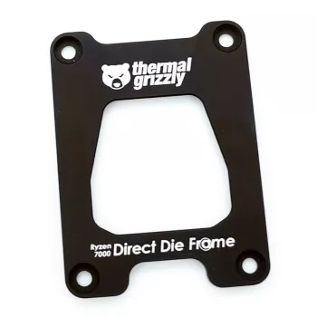 Thermal Grizzly Ryzen 7000 Direct Die Frame | Thermal Grizzly | Ryzen 7000 Direct Die Frame | preto | N/A