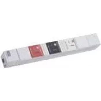 Bachmann Inline PDU Basic - proteção contra sobretensões (rack - montável em rack) - AC 400 V - 3 fases - 1U - cabo de 1,0m (800.2546)