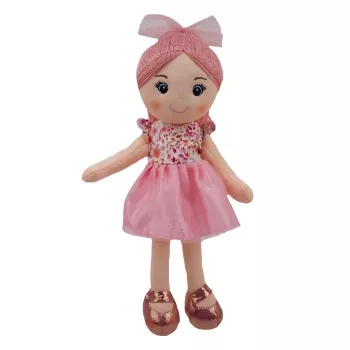 Boneca de pano TULILO Julia 35 cm, brinquedo macio de pano para crianças