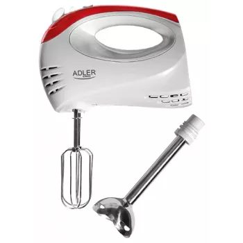 Batedeira de mão Adler AD 4212 vermelho, branco