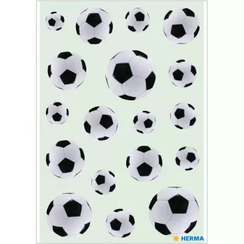 Autocolante decorativo HERMA 3434 papel preto branco permanente 54 unid.