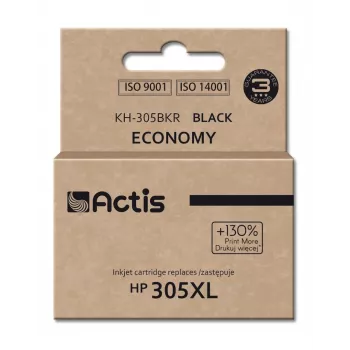 Tinta Actis KH-305BKR (substitui HP 305XL 3YM62A; Standard; 20 ml; preto)
