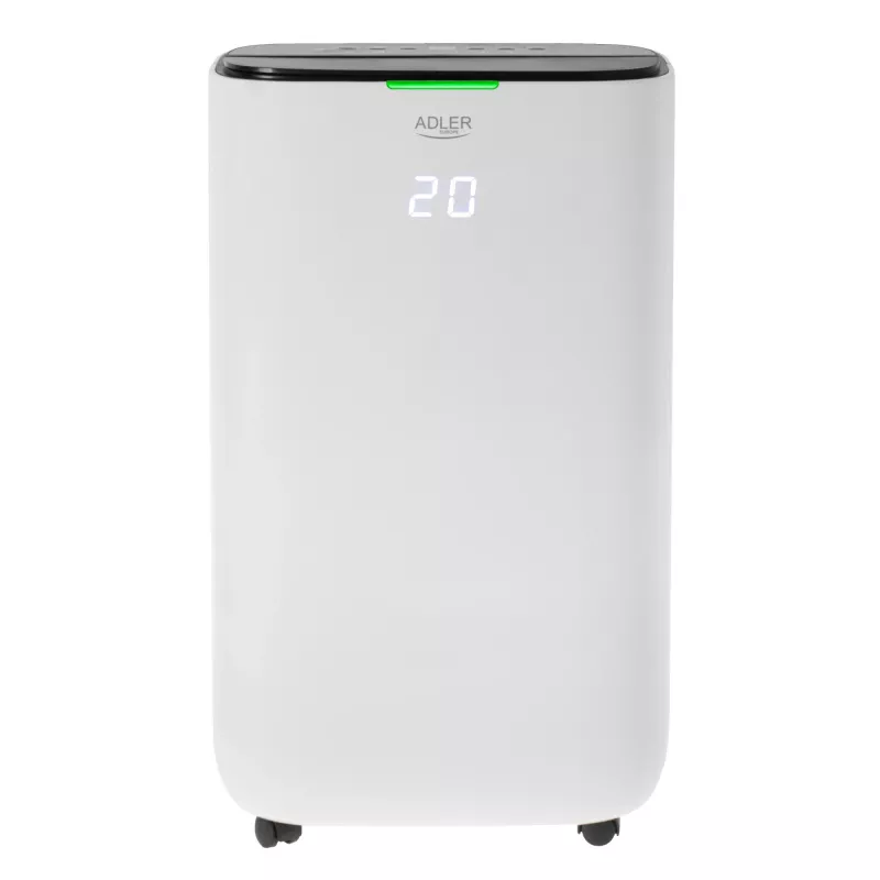 Desumidificador e purificador de ar 2 em 1 Adler | AD 7863 | Potência 420 W | Adequado para espaços até 140 m³ | Capacidade do depósito de água 6,5 L | Branco