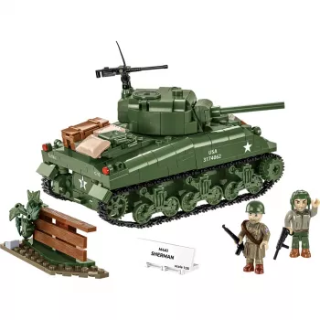 Blocos de construção M4A1 Sherman 663 peças
