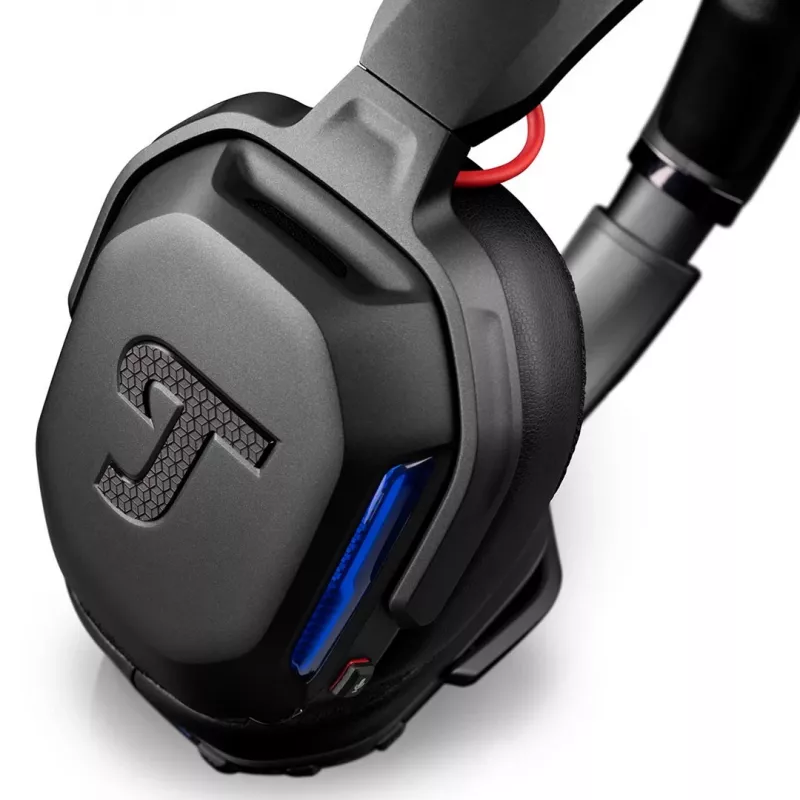 Headset Teufel CAGE PRO sem fios com arco de cabeça Gaming USB Type-C Bluetooth preto