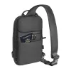 Bolsa de tiracolo Tomtoc Navigator-T24 S — preto, compacta para o dia a dia