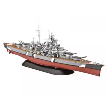 Maquete de navio de guerra Revell Bismarck 1:700