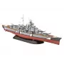Maquete de navio de guerra Revell Bismarck 1:700