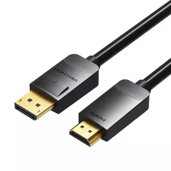 Cabo DisplayPort para HDMI Vention HADBI 3 m, DisplayPort 1.2 para HDMI 1.4, cabo adaptador passivo