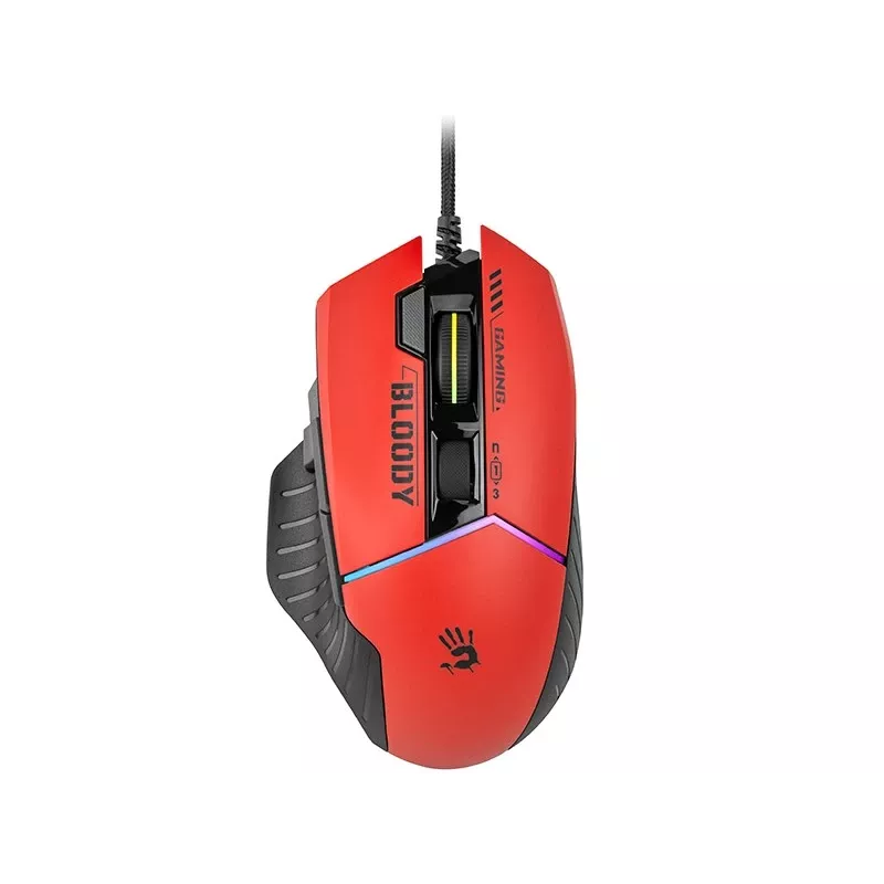 Rato gaming A4Tech Bloody W95Max – destro, com fio USB, 12000 DPI, 1 ms, 250 ips, 50 milhões de cliques, 146 g