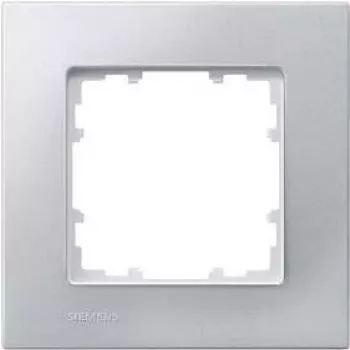 Placa de parede/tampa de interruptor Siemens 5TG11111 alumínio