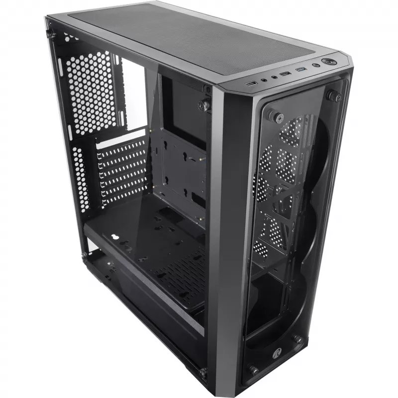 RAIJINTEK PONOS TG4 - Desktop - PC - SPCC - preto - ATX - EATX - EEB - micro ATX - Mini-ATX - Gaming
