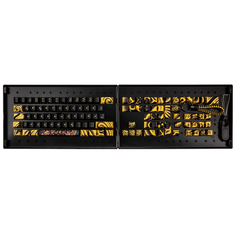 Conjunto de teclas Triton TIGER SKETCH Limited — material PBT, layout alemão (DE)