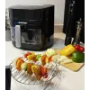 Fritadeira de ar quente BLAUPUNKT AFD712 – capacidade 7,2 l, 1800 W, controlo digital por toque, 40–200 °C, temporizador de 60 minutos