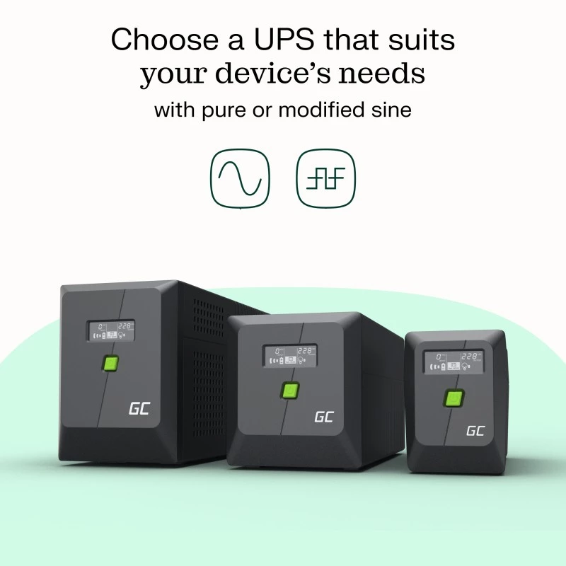 UPS Green Cell UPSLP700 (fonte de alimentação ininterrupta) Line-Interactive 1 kVA 700 W 4 saídas AC