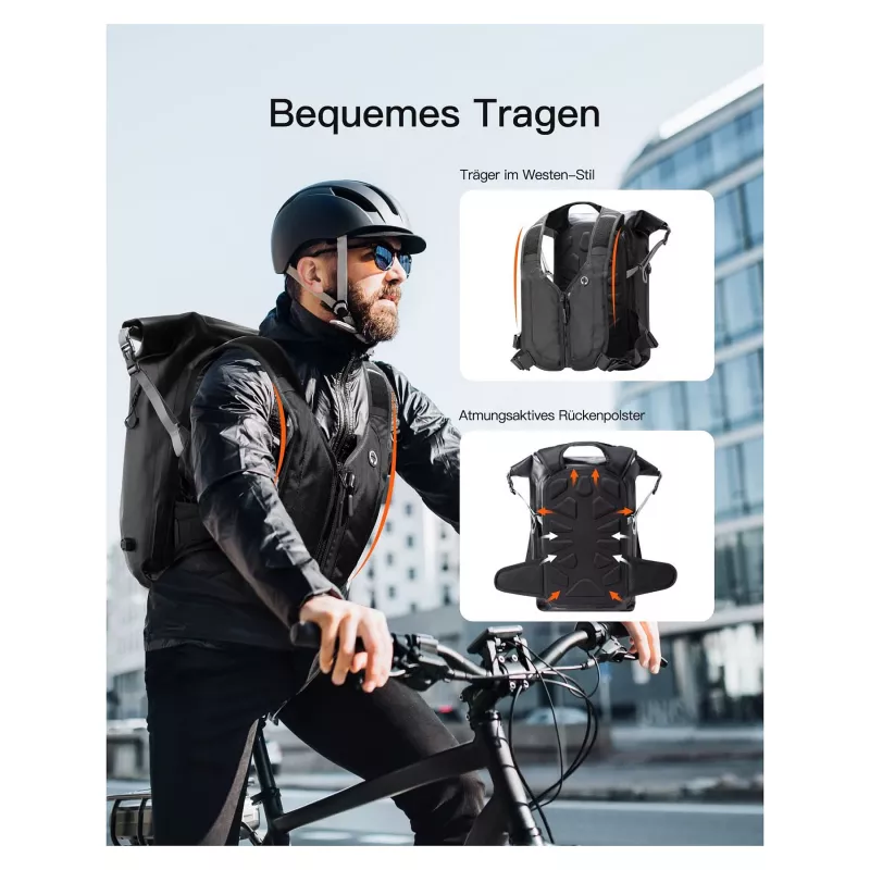Mochila para portátil inateck BP06003 cinzento/preto 25-30L