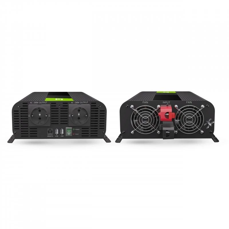 Conversor de tensão Green Cell INVGC11 para automóvel 2000 W preto
