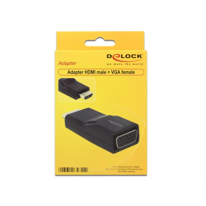Adaptador HDMI/VGA DeLOCK 65655