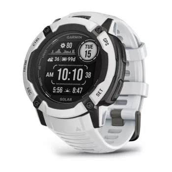 Garmin Instinct 2X Solar 2,79 cm (1,1) MIP 50 mm Digital 176 x 176 píxeis Ecrã tátil branco GPS (satélite)