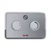 Aquecedor elétrico Steba KH 4 interior prateado, branco 1800 W