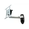 Suporte de parede Ergotron LX HD Swing Arm - conjunto de montagem (braço articulado, botão rotativo) para TV (inclinação e rotação) - alumínio - tamanho do ecrã: até 106,7 cm (até 106,70 cm (42)) - acessórios de montagem