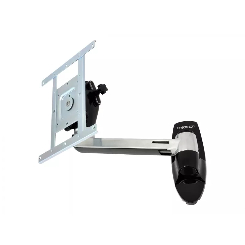 Suporte de parede Ergotron LX HD Swing Arm - conjunto de montagem (braço articulado, botão rotativo) para TV (inclinação e rotação) - alumínio - tamanho do ecrã: até 106,7 cm (até 106,70 cm (42)) - acessórios de montagem