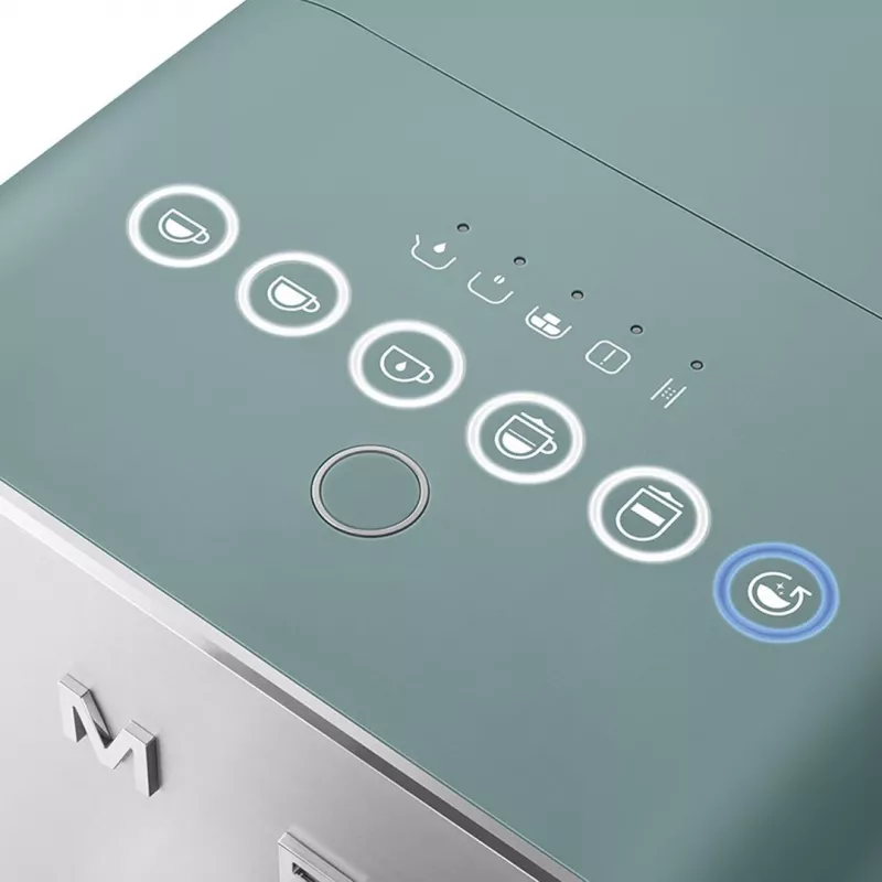 Smeg Collection Máquina de café expresso BCC13EGMEU Verde-esmeralda