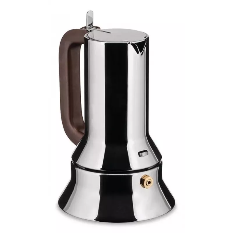 Alessi 9090/6 cafeteira moka, 0,3 l, aço inoxidável