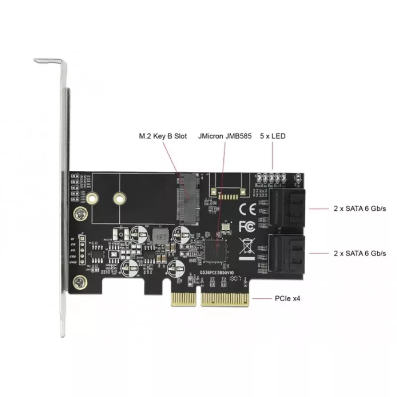 Placa de interface DeLOCK 90396 interna M.2 SATA