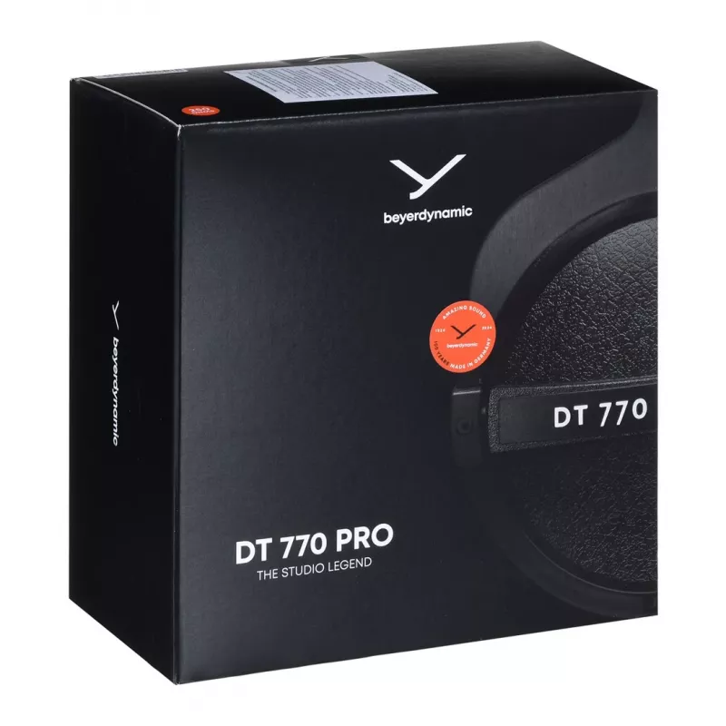 Beyerdynamic DT 770 PRO Auscultadores com fios de arco de cabeça Música Preto