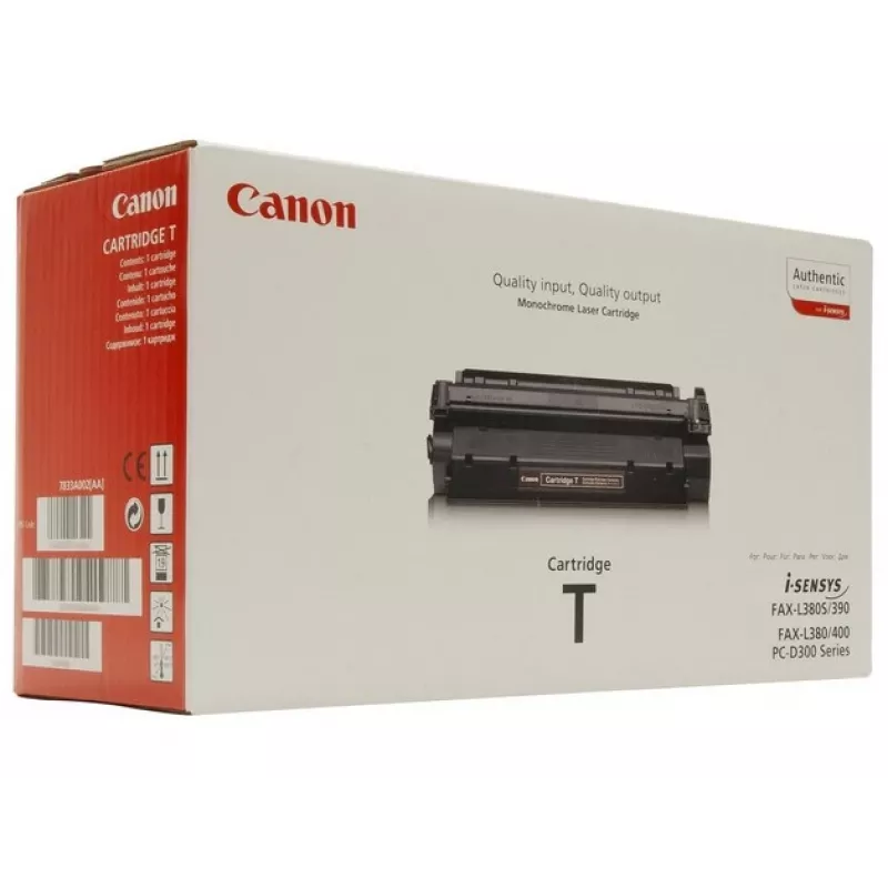 Toner Canon T cartucho de toner 1 unid. original preto