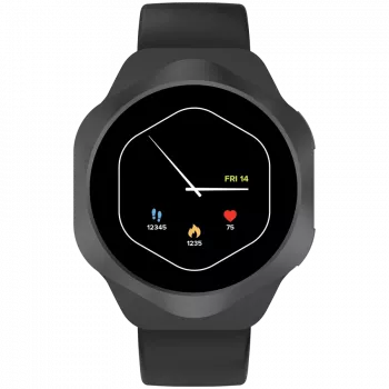 Smartwatch CANYON Hexagon 88 BT-CALL preto