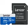 Memória Micro SDXC 256GB UHS-I W A Lexar LMSBLPL256G BNANG