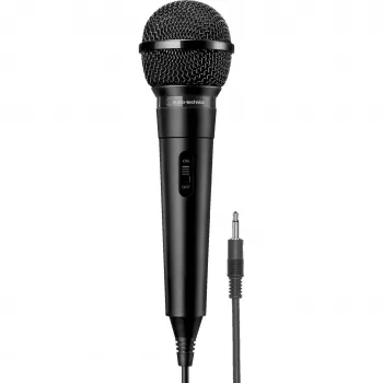 Microfone dinâmico Audio-Technica AudioT ATR1100x preto | unidirecional