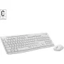 Conjunto de teclado e rato Logitech MK295 Silent, Branco, sem fios via recetor USB, layout suíço, 920-009872