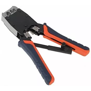 Alicate de cravar INNE HT-500R pressão ajustável design ergonómico para conectores modulares e cabos de rede