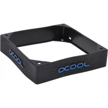 Alphacool Susurro moldura de ventoinha em silicone antirruído - 120 mm - universal (24685)