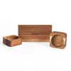 Conjunto de saleiro e pimenteiro Salter Toronto BW127821EU7 — moinhos de cerâmica manuais, formato compacto pinch pot