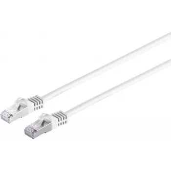 Cabo de rede ShiverPeaks 75550-W Cat.7 S/FTP PIMF – cabo patch flexível para Ethernet de alta velocidade