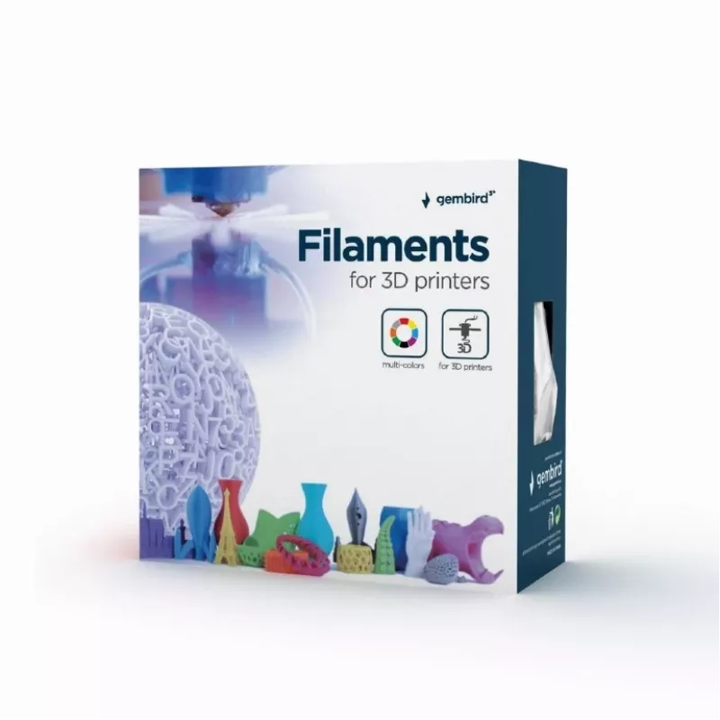 Material de impressão 3D ABS Gembird 3DP-ABS1.75-01-FY amarelo 1 kg