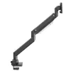 Suporte de monitor de braço duplo Maclean MC-968 com mola a gás 17-57 27 kg carga pesada estável totalmente articulado suporte VESA máx. 200x200